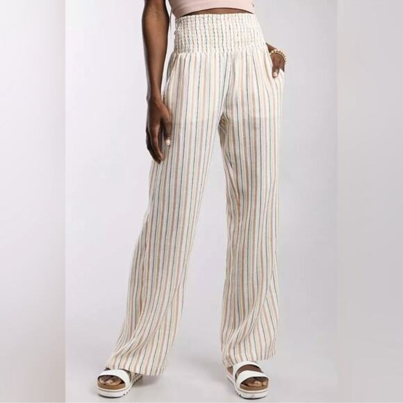 Billabong New Waves 2 striped pants Large - Picture 1 of 10